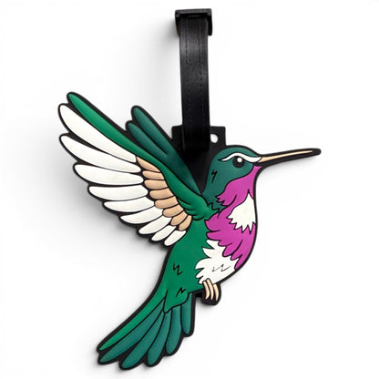 Hummingbird Clip-On Tag | Multi-Use Bag Tag, Travel Tag, Golf Accessory