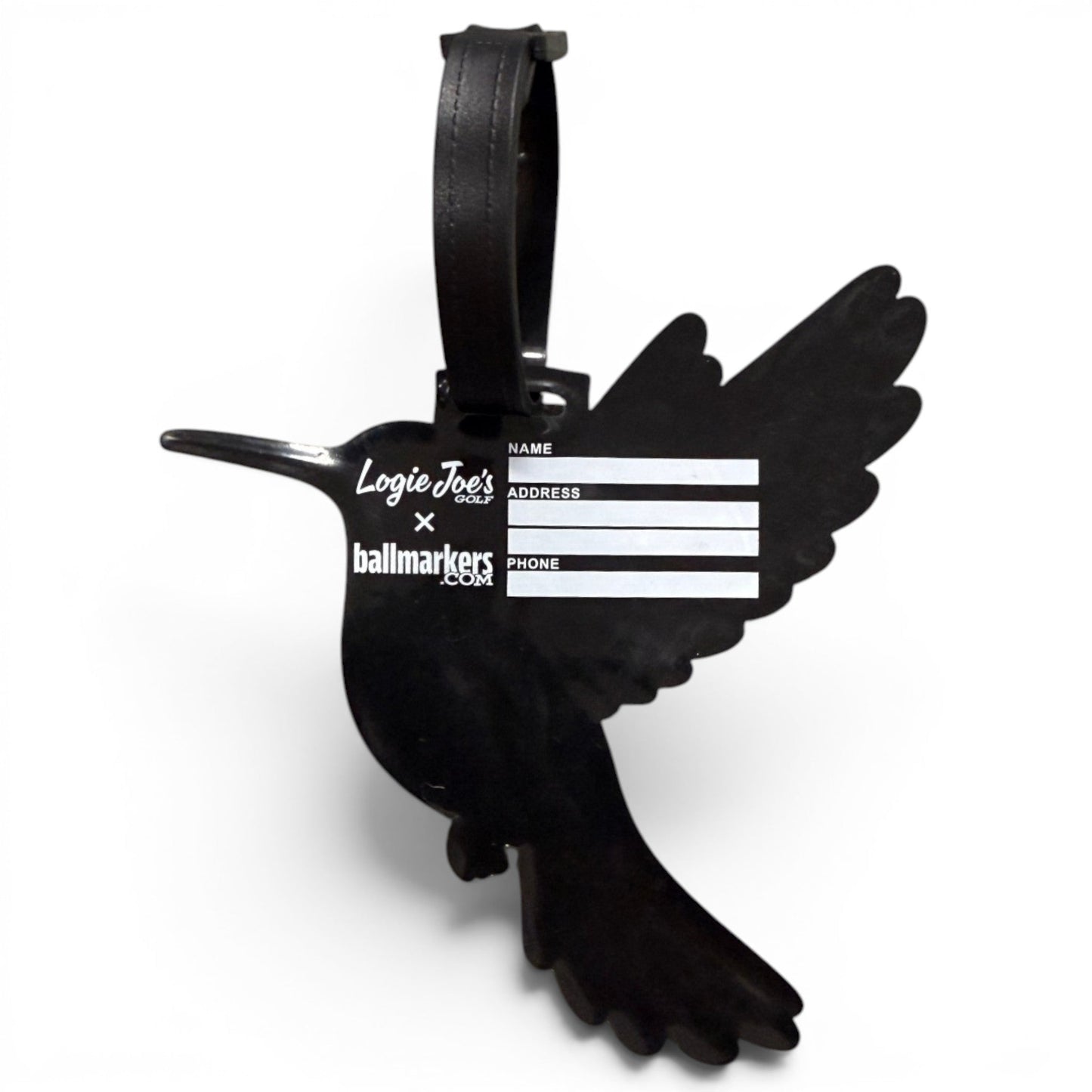 Hummingbird Clip-On Tag | Multi-Use Bag Tag, Travel Tag, Golf Accessory