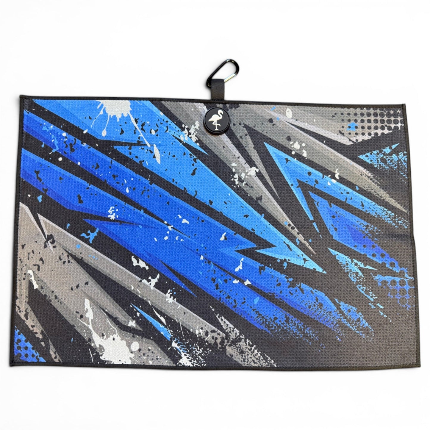 Galaxy Razor Golf Towel | 24” x 16” Microfiber Towel | Magnetic Clip & Carabiner | Premium Golf Accessory