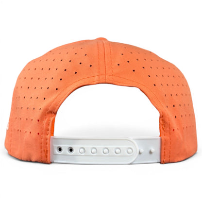 Orange Dream Golf Hat | Snapback Cap | Built-in Magnetic Ball Marker Holder + Marker Included | Adjustable