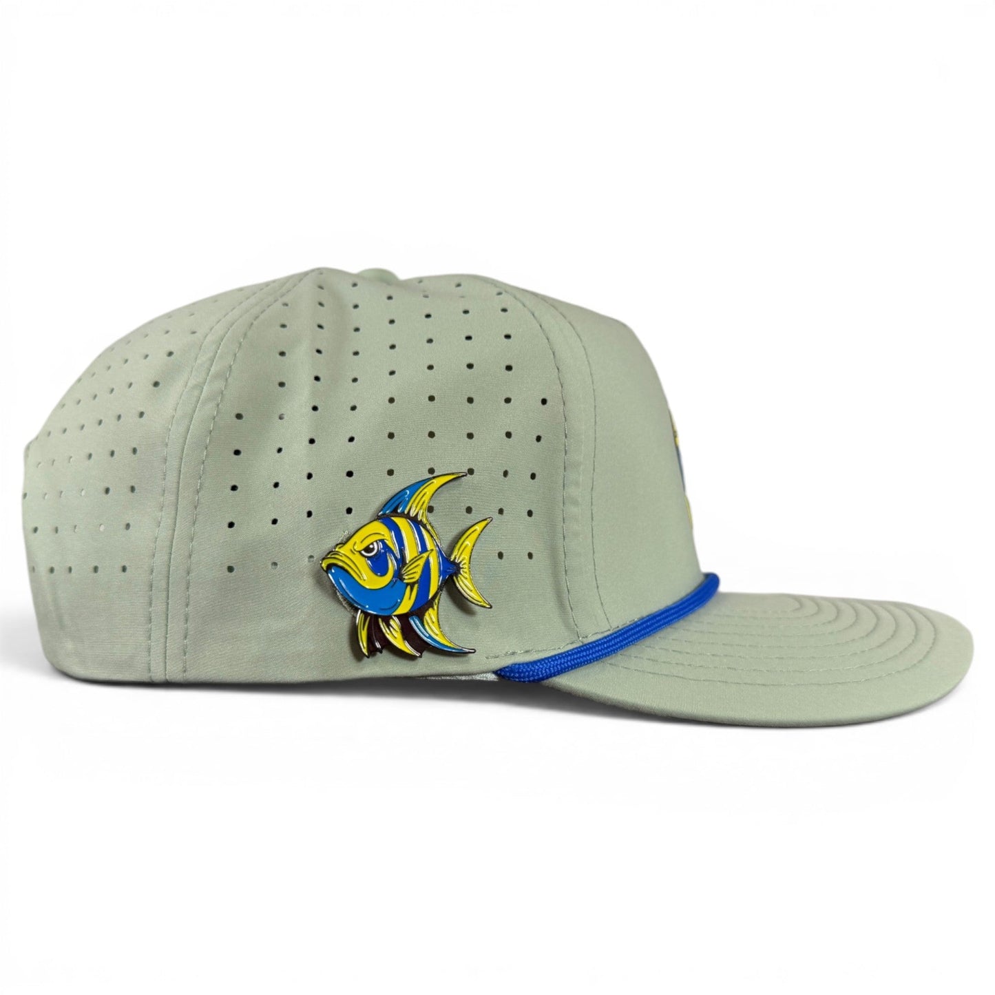 Angelfish Golf Hat | Snapback Cap | Built-in Magnetic Ball Marker Holder + Marker Included | Adjustable