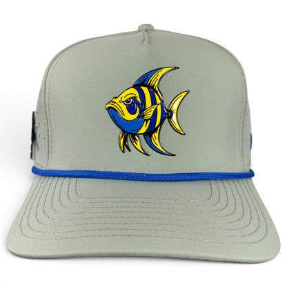 Angelfish Golf Hat | Snapback Cap | Built-in Magnetic Ball Marker Holder + Marker Included | Adjustable