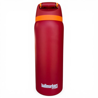 Parrot Patrol Hydration Bottle | 32oz Insulated Stainless Steel | Flip Straw Lid w/ Handle