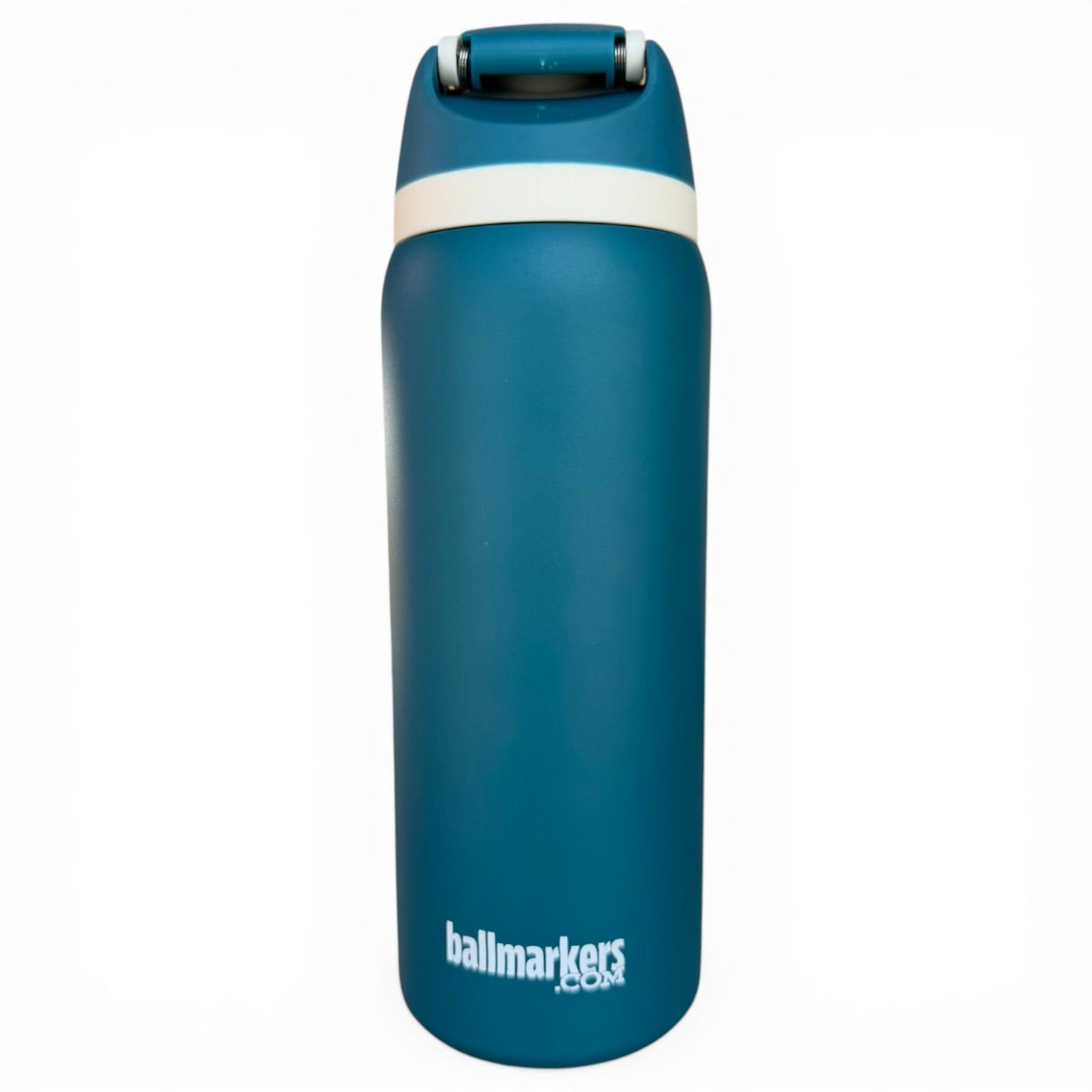 Tiki Bear Hydration Bottle | 32oz Insulated Stainless Steel | Flip Straw Lid w/ Handle