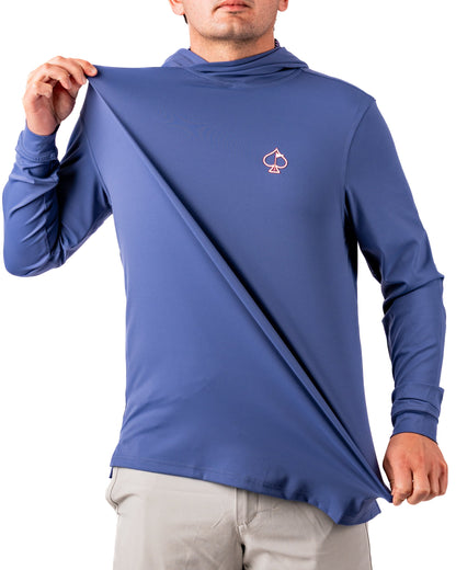 Performance Golf Hoodie - Wavy Stars and Stripes
