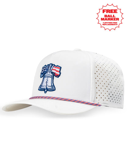 Perforated Rope Hat - Liberty Bell