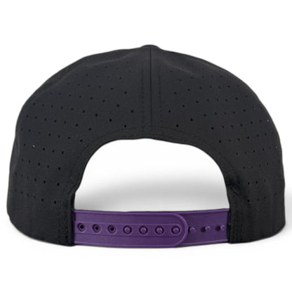Night Stalker Golf Hat | Snapback Cap | Built-in Magnetic Ball Marker Holder + Marker Included | Adjustable | Animal Eyes Black