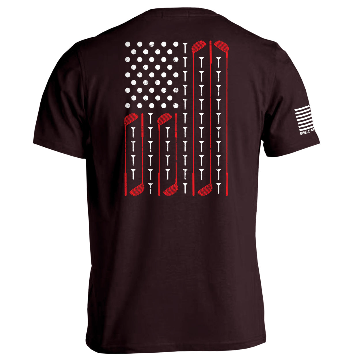 Golf American Flag