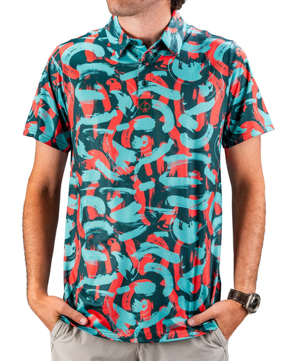 Paint Strokes Coral