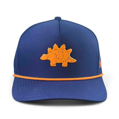 Dino Nugget Golf Hat | Snapback Cap | Built-in Magnetic Ball Marker Holder + Marker Included | Dinosaur Chicken | Adjustable