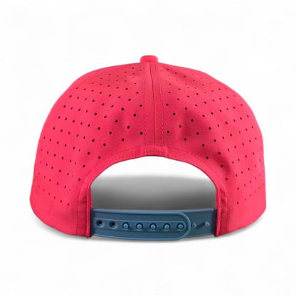 Frosted Elephant Golf Hat | Snapback Cap | Built-in Magnetic Ball Marker Holder + Marker Included | Adjustable | Elephant Cookie Pink