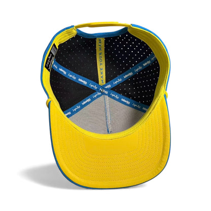 Tequila and Lime Golf Hat | Snapback Cap | Built-in Magnetic Ball Marker Holder + Marker Included | Adjustable | Shot Glass
