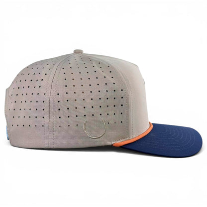 Tiki Bear Golf Hat | Snapback Cap | Built-in Magnetic Ball Marker Holder + Marker Included | Adjustable Multicolor