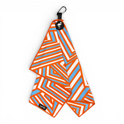 Livery Golf Towel | Premium Double-Sided Microfiber | Heavy-Duty Magnetic Towel with Carabiner Clip | 24 x 16 in
