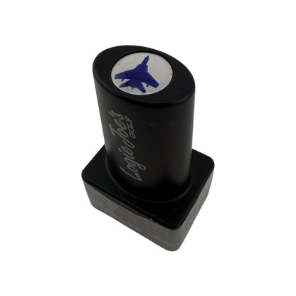 Jet Blue Golf Ball Stamp | Quick-Dry Ink Stamper | Easy Ball Identification | Fun Golf Gift