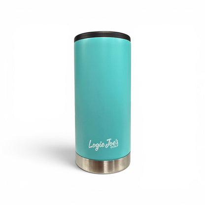 12 oz Slim Can Cooler | Double-Wall Vacuum Insulated Stainless Steel Skinny Can Cooler | Fits Slim Cans & Bottles