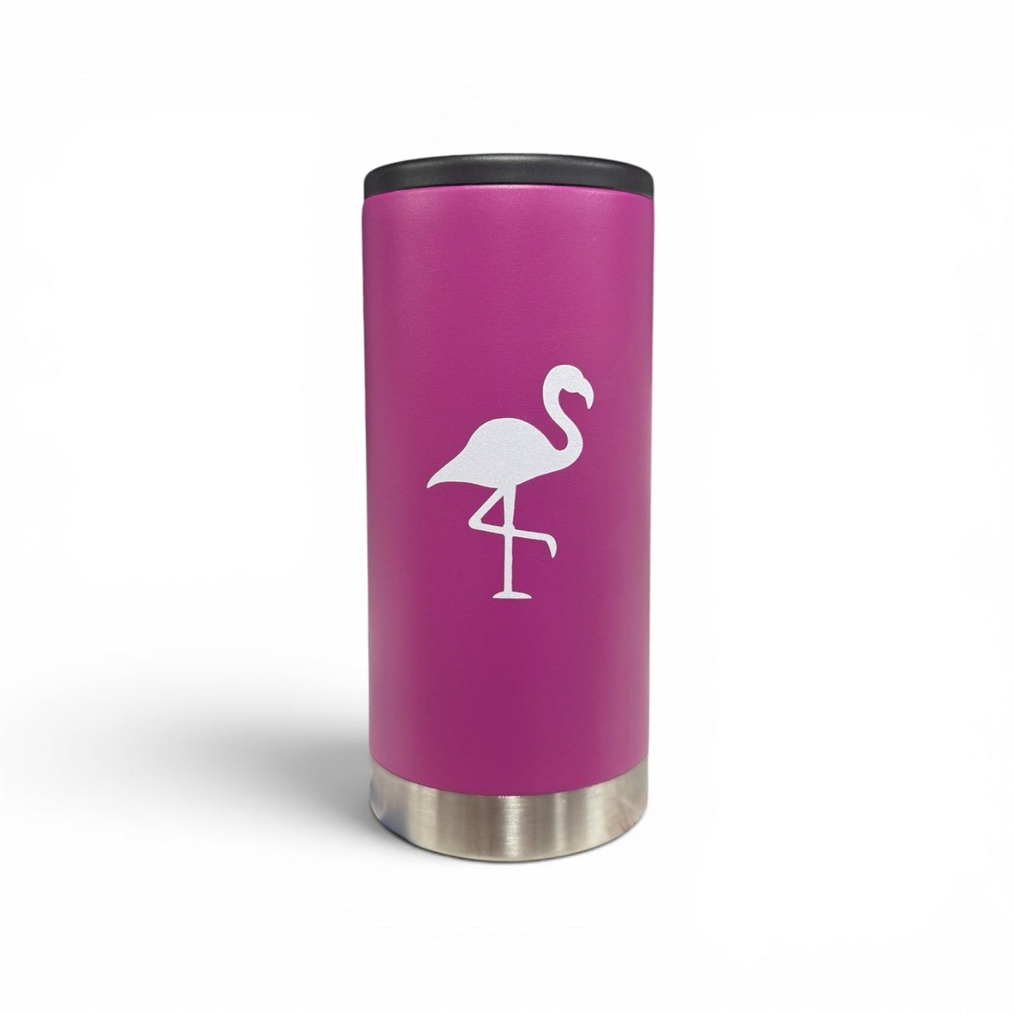12 oz Slim Can Cooler | Double-Wall Vacuum Insulated Stainless Steel Skinny Can Cooler | Fits Slim Cans & Bottles