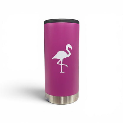 12 oz Slim Can Cooler | Double-Wall Vacuum Insulated Stainless Steel Skinny Can Cooler | Fits Slim Cans & Bottles