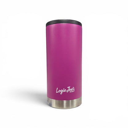 12 oz Slim Can Cooler | Double-Wall Vacuum Insulated Stainless Steel Skinny Can Cooler | Fits Slim Cans & Bottles