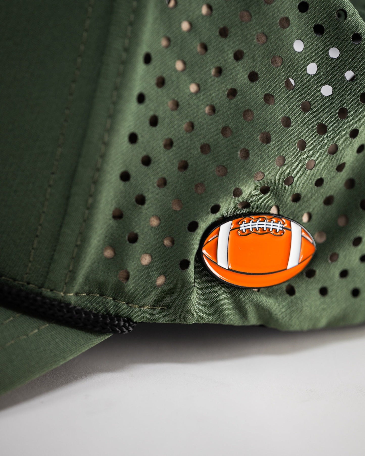 Perforated Rope Hat - Olive