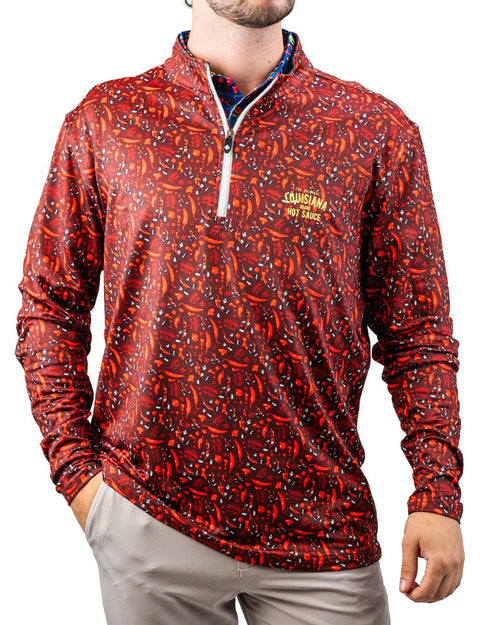 Louisiana Hot Sauce - Dancing Peppers Performance Pullover
