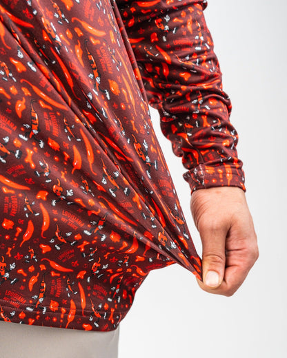 Louisiana Hot Sauce - Dancing Peppers Performance Pullover