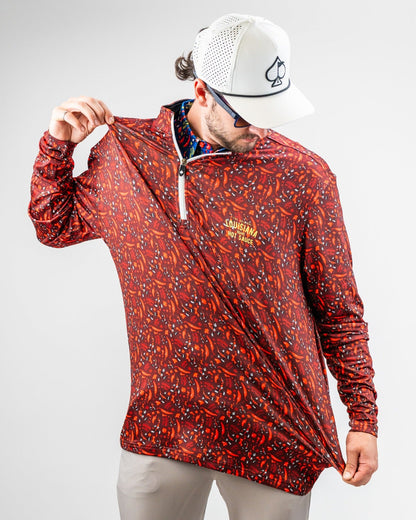 Louisiana Hot Sauce - Dancing Peppers Performance Pullover