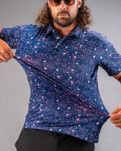 Blue Splatter