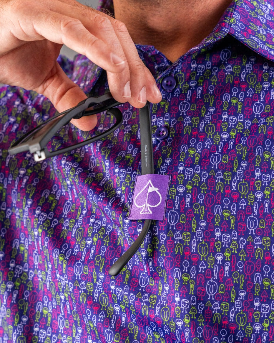 Doodle Guy Purple