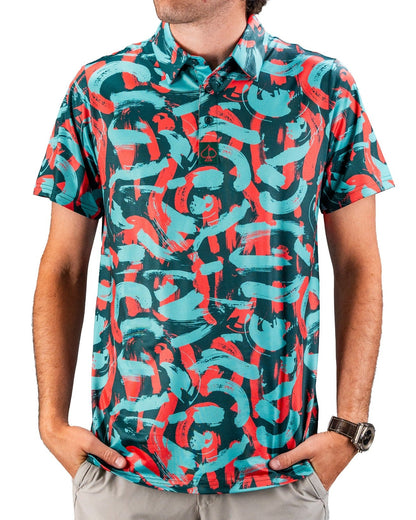 Paint Strokes Coral