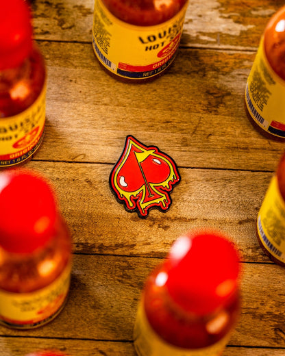 Flamin' Spade Ball Marker