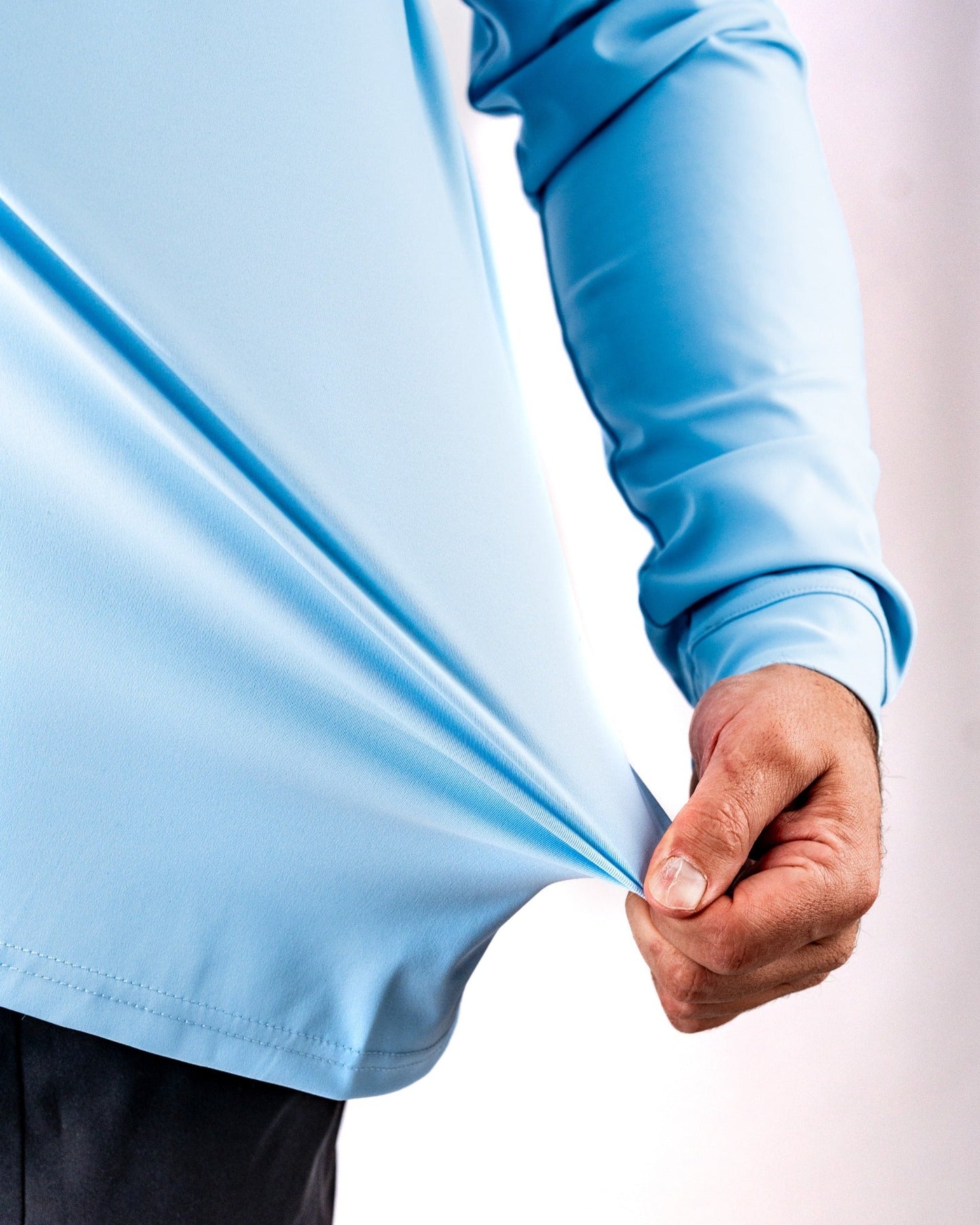 Performance Golf Hoodie - Squiggle Blue