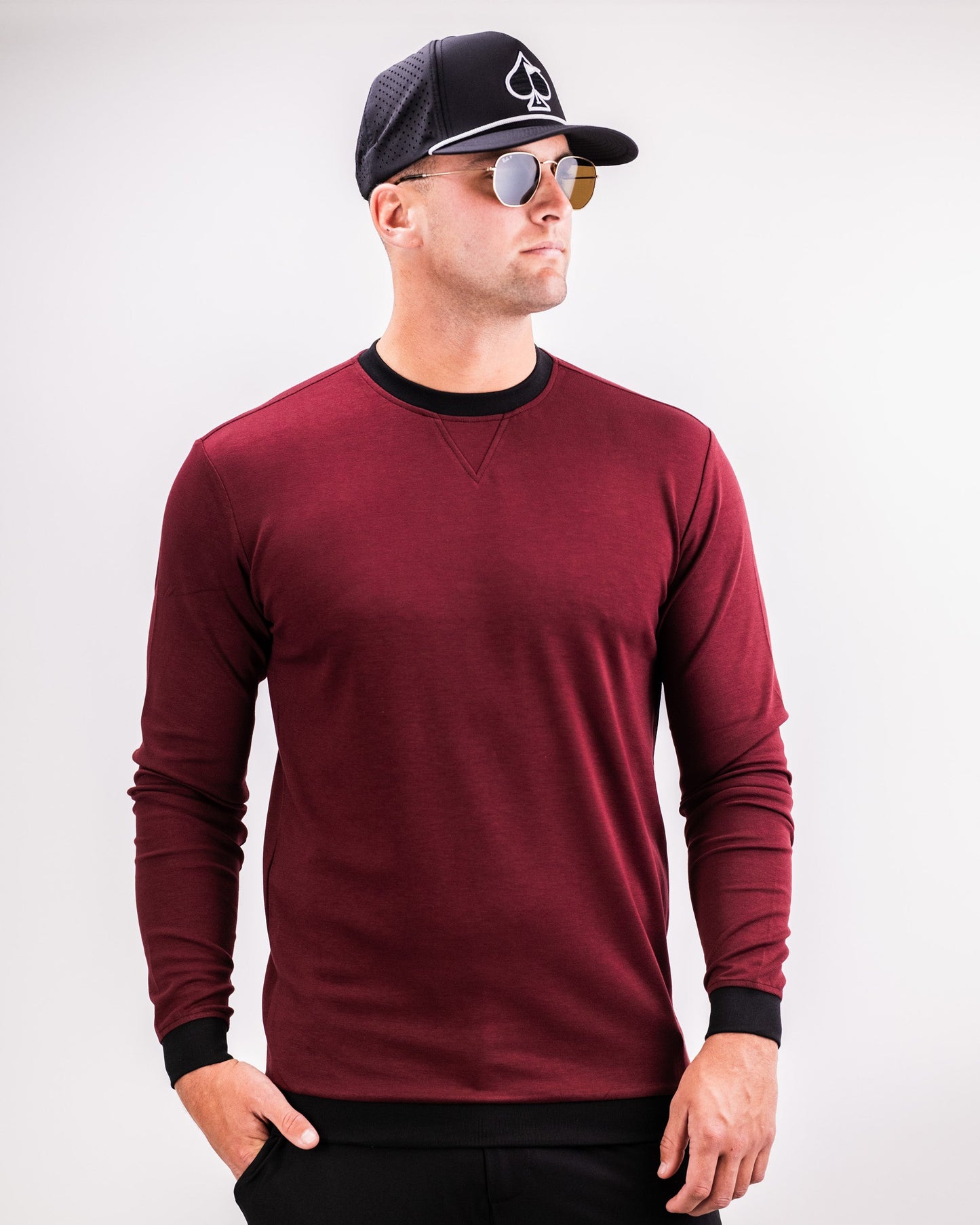 Player Preferred™ Crewneck - Merlot