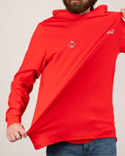 Performance Golf Hoodie - Coca-Cola Red