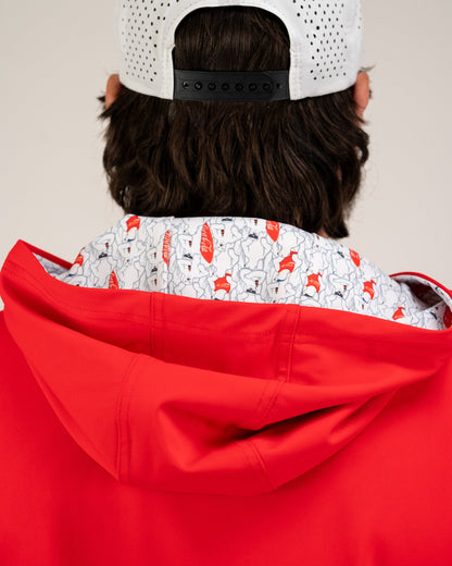 Performance Golf Hoodie - Coca-Cola Red