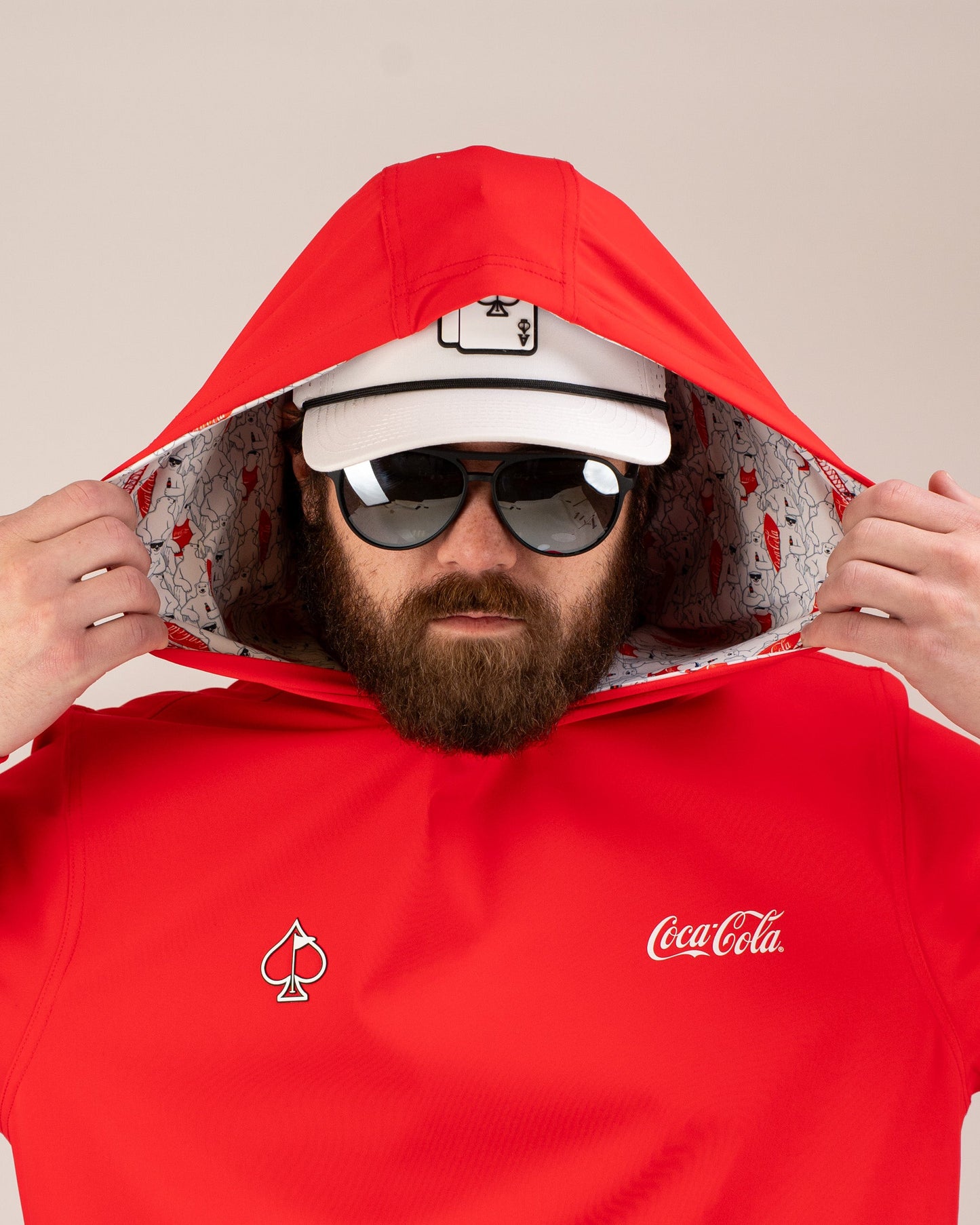 Performance Golf Hoodie - Coca-Cola Red