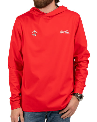 Performance Golf Hoodie - Coca-Cola Red