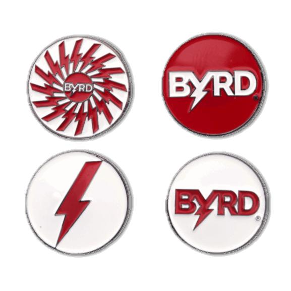 BYRD BALL MARKERS - Byrd Logos