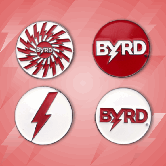 BYRD BALL MARKERS - Byrd Logos