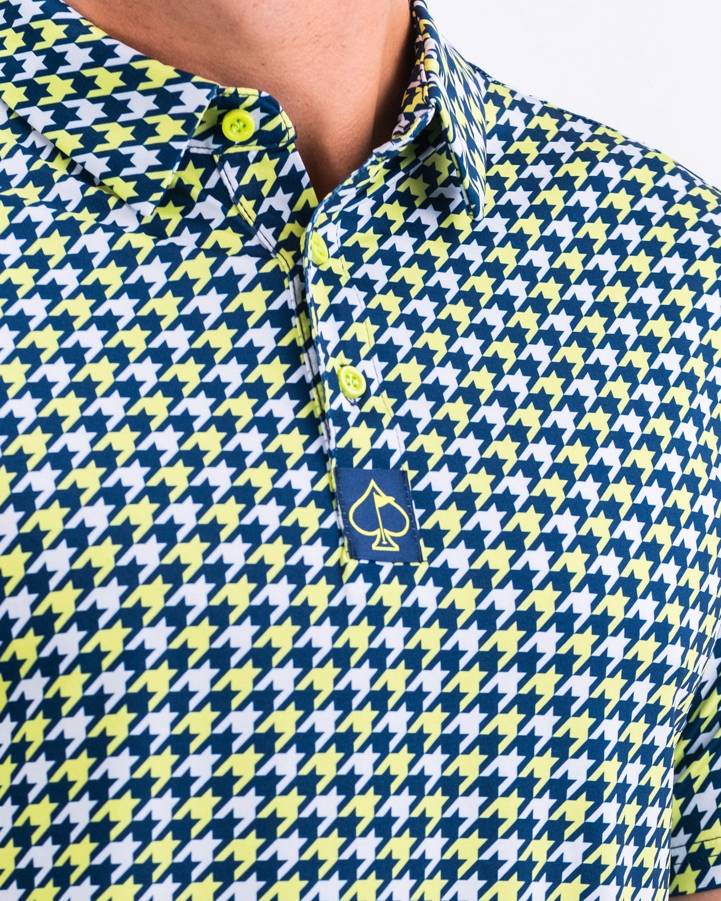Houndstooth Lime