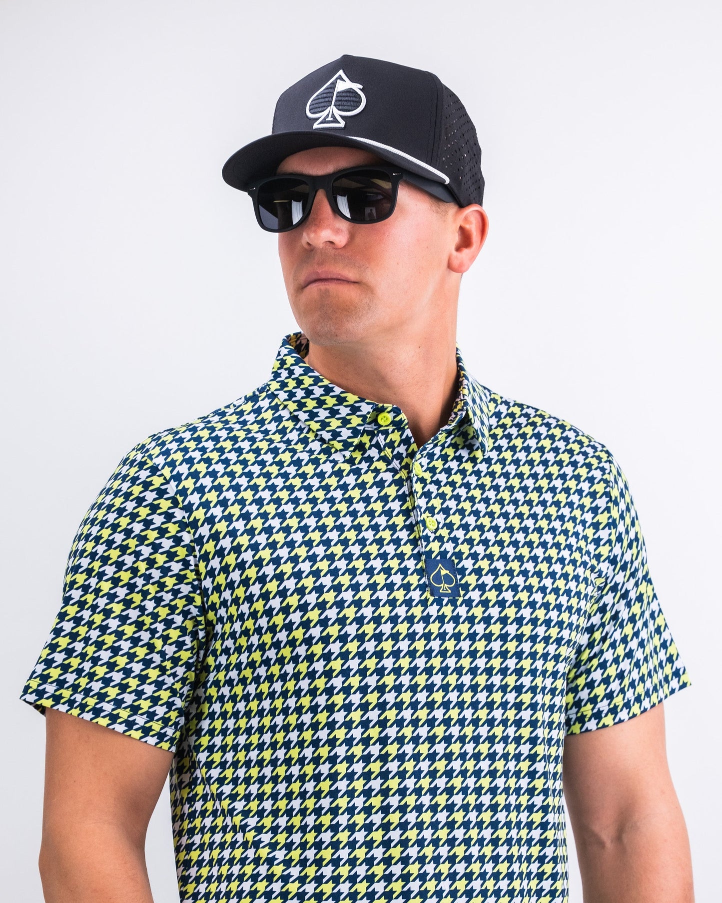Houndstooth Lime