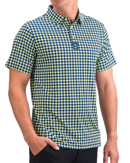 Houndstooth Lime