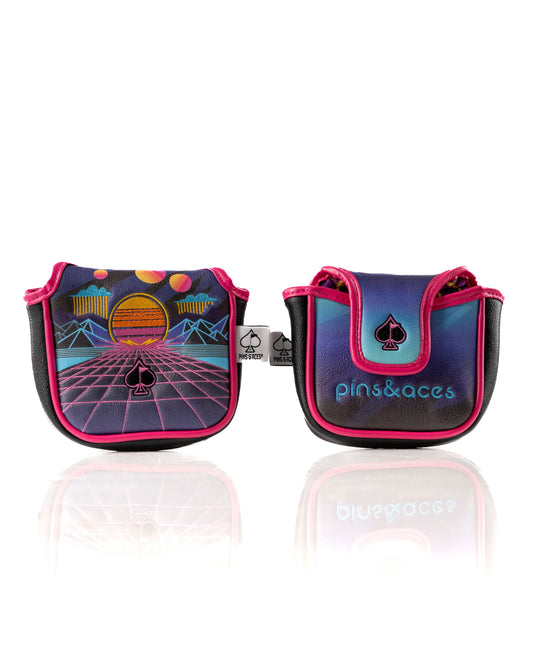 Synthwave - Mallet Putter Cover