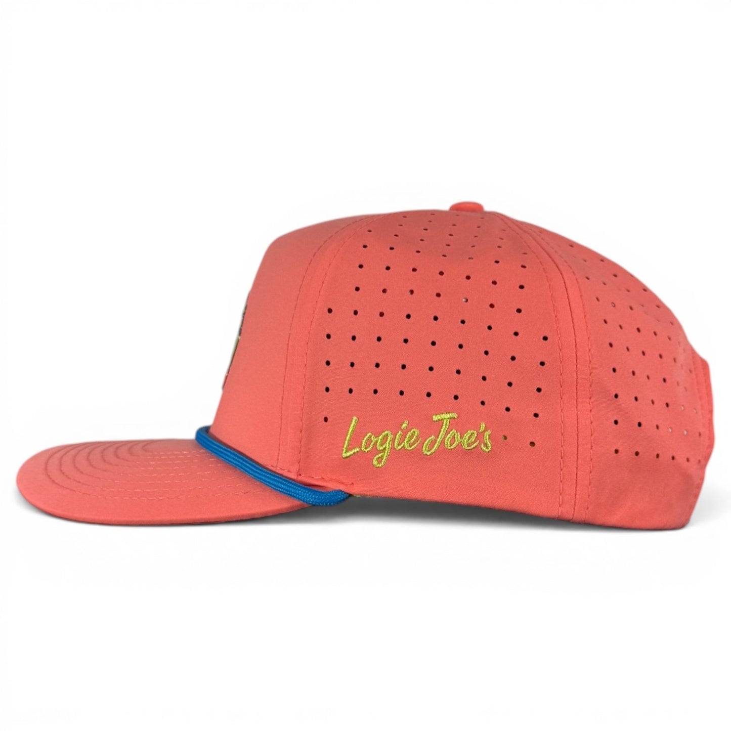 Tree Frog Golf Hat | Snapback Cap | Built-in Magnetic Ball Marker Holder + Marker Included | Adjustable | Red Eyed