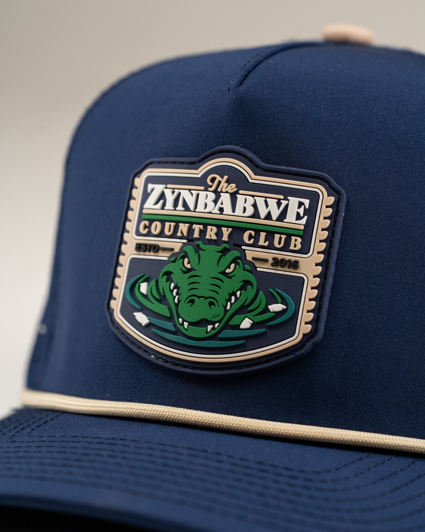 Zynbabwe Country Club Navy - Perforated Rope Hat