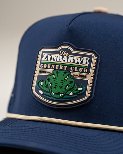 Zynbabwe Country Club Navy - Perforated Rope Hat