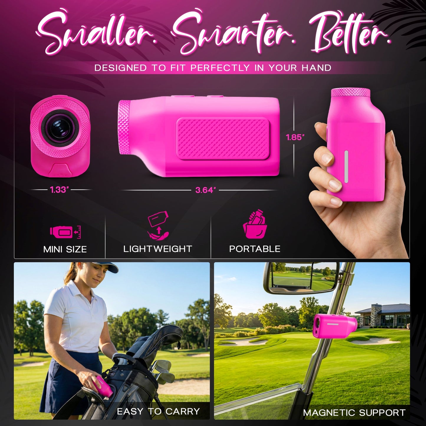 MINI+ Golf Rangefinder | Flamingo Pink