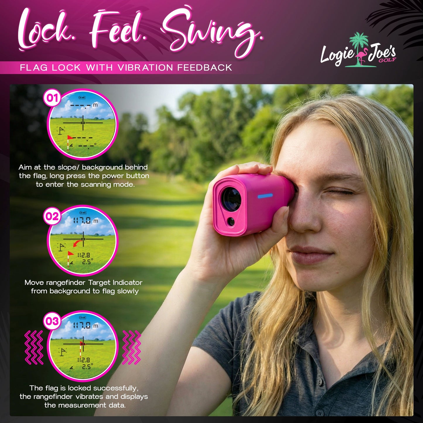 MINI+ Golf Rangefinder | Flamingo Pink