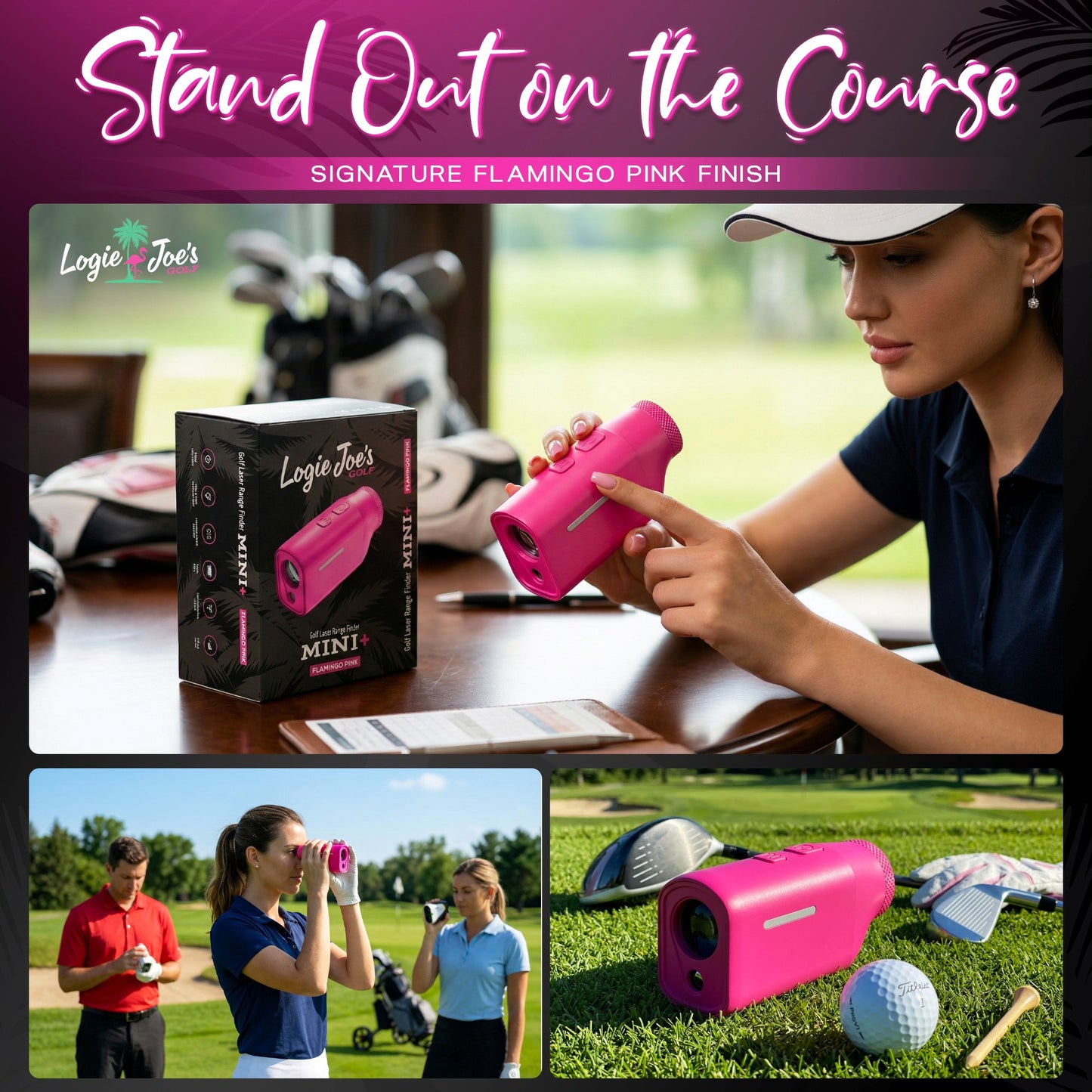 MINI+ Golf Rangefinder | Flamingo Pink